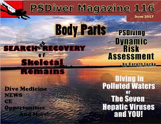 PSDiver Monthly Magazine Issue 116 Body Parts Skeletal Remains