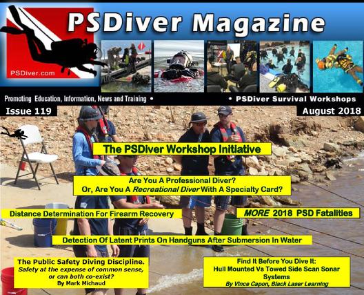 Public Safety Dive Diving Diver Leo PSD UCI ERDI NAUI Police Fire Fighter Department SO
